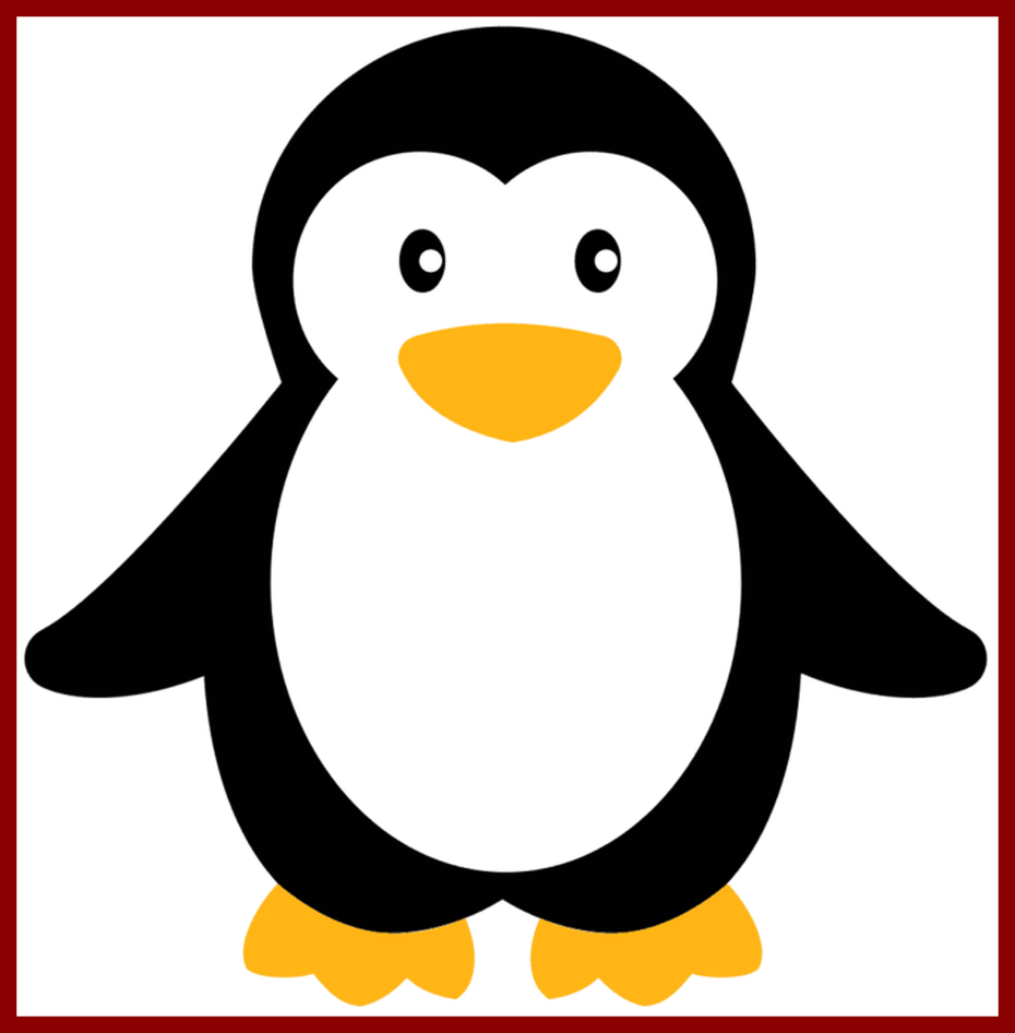 Clothes Clipart Clothes Clipart Transparent Background - Penguin Clipart Black And White (930x946)