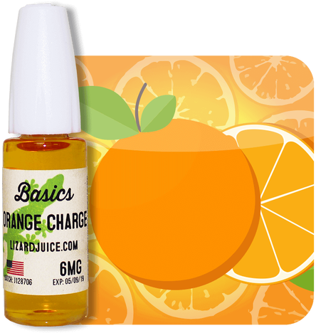 Orange Charge E-liquid From Lizard Juice 15ml Needle - Electronic Cigarette Aerosol And Liquid (500x500)