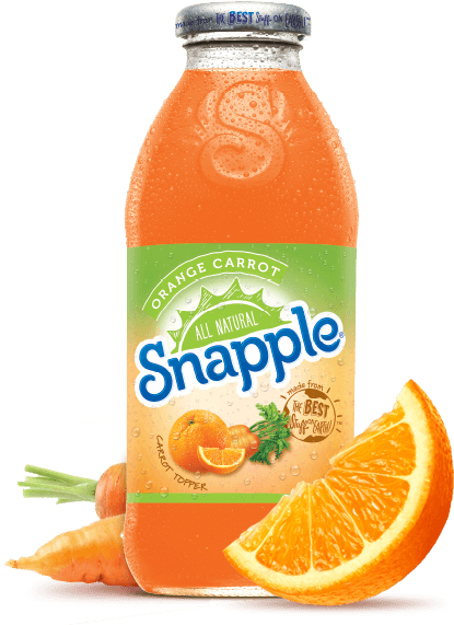 A One Time Snapple Favorite Orange Carrot Has Been - Orange Snapple (571x571)