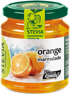 Extra Jam Orange Stevia 370g - Orange (500x500)