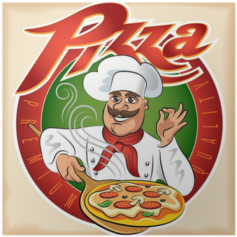 Póster Cocinar Pizza - Logo Pizza Psd (400x400)
