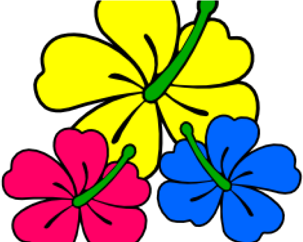 Hibiscus Clipart Themed - Clip Art (640x480)