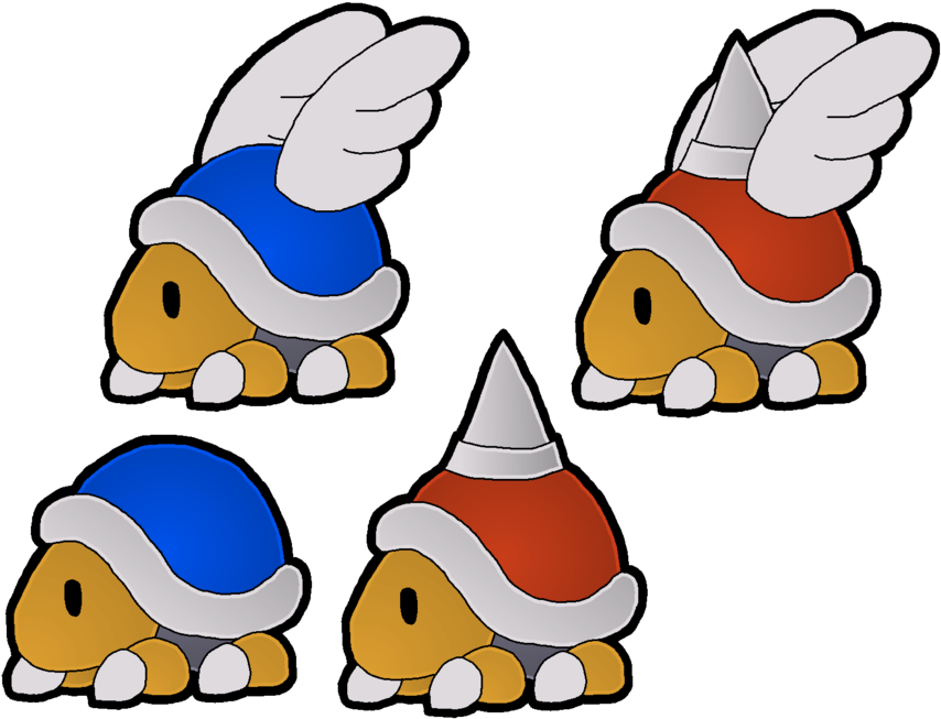 The Buzzy Beetle Family Tree By Leonidas23 - Paper Mario Buzzy Beetle (900x677)