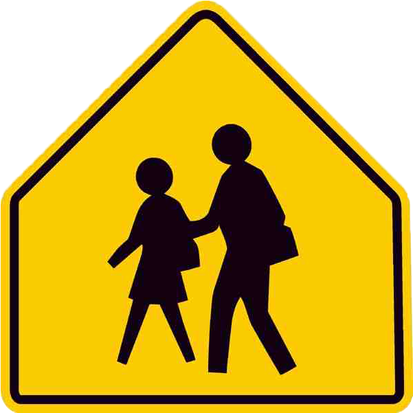 School District And Its Local Police Departments Are - School Zone Road Sign (638x629)