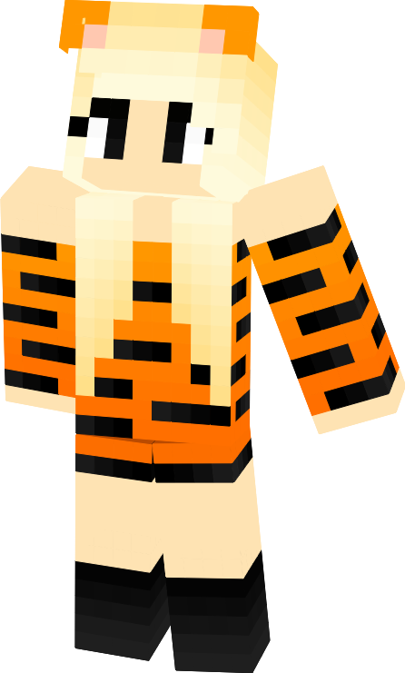 This Is A Cute Minecraft Skin - Halloween Minecraft Skins Girl (446x741)