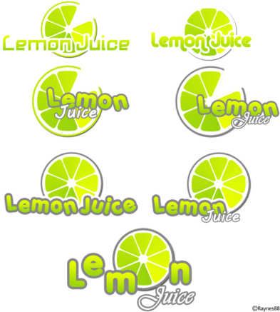 Lemon Juice Logo Preview By Raynes88 - Juice (400x448)