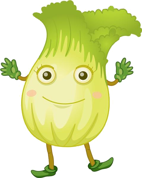 Cartoon Royalty-free Red Leaf Lettuce Illustration - การ์ตูน ผัก ผล ไม้ น่า รัก ๆ (479x600)