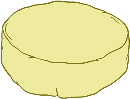Cheese Clipart Brie Cheese - Food (500x385)
