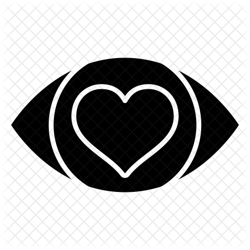 Love In Eye Icon - Creativity (512x512)
