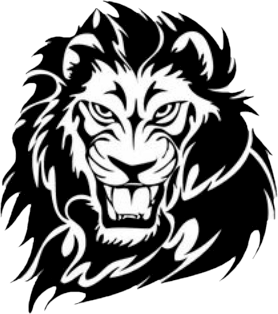 Central Valley Lions Youth Football And Cheer - Tattoo Drawings Of Animals (906x1024)