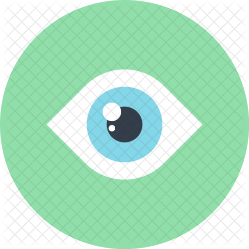 Eye Icon - Circle (512x512)