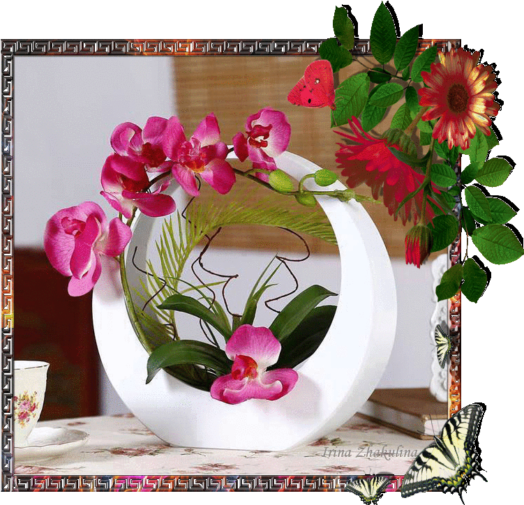 Art Floral - Good Morning Thursday Flowers (751x724)