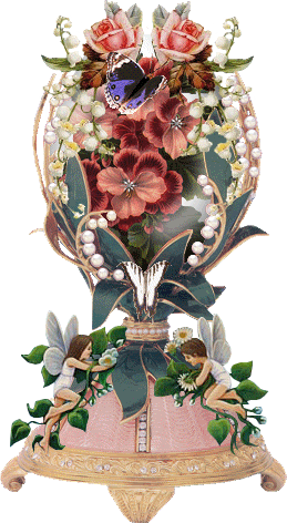 Butterfly Gif - Mensagem Com Flores Gif (259x472)