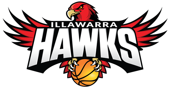 Illawarra Hawks, National Basketball League, Wollongong, - Basketball Team Hawks Logo (600x322)