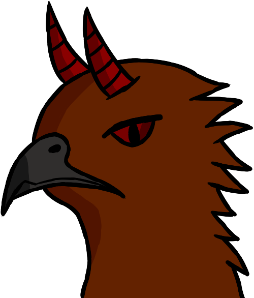 Demon Hawk By Connorsparda - Cartoon (511x589)