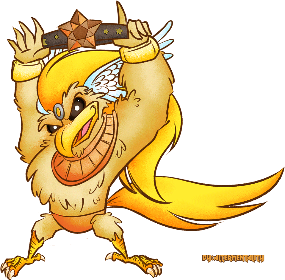 Pm Boss Rush - Paper Mario The Thousand Year Door Rawk Hawk (1000x1000)