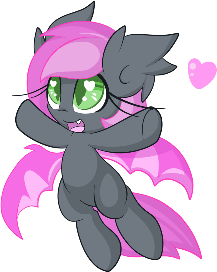 You Can Click Above To Reveal The Image Just This Once, - Heartbeat Bat Pony (846x1024)