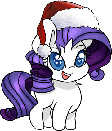 Animated, Artist Needed, Bouncing, Christmas, Cute, - Rarity Christmas (361x420)
