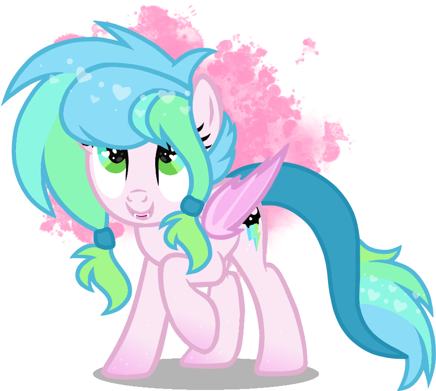 Heart Eyes, Mare, Oc, Oc Only, Oc - Cartoon (1248x827)