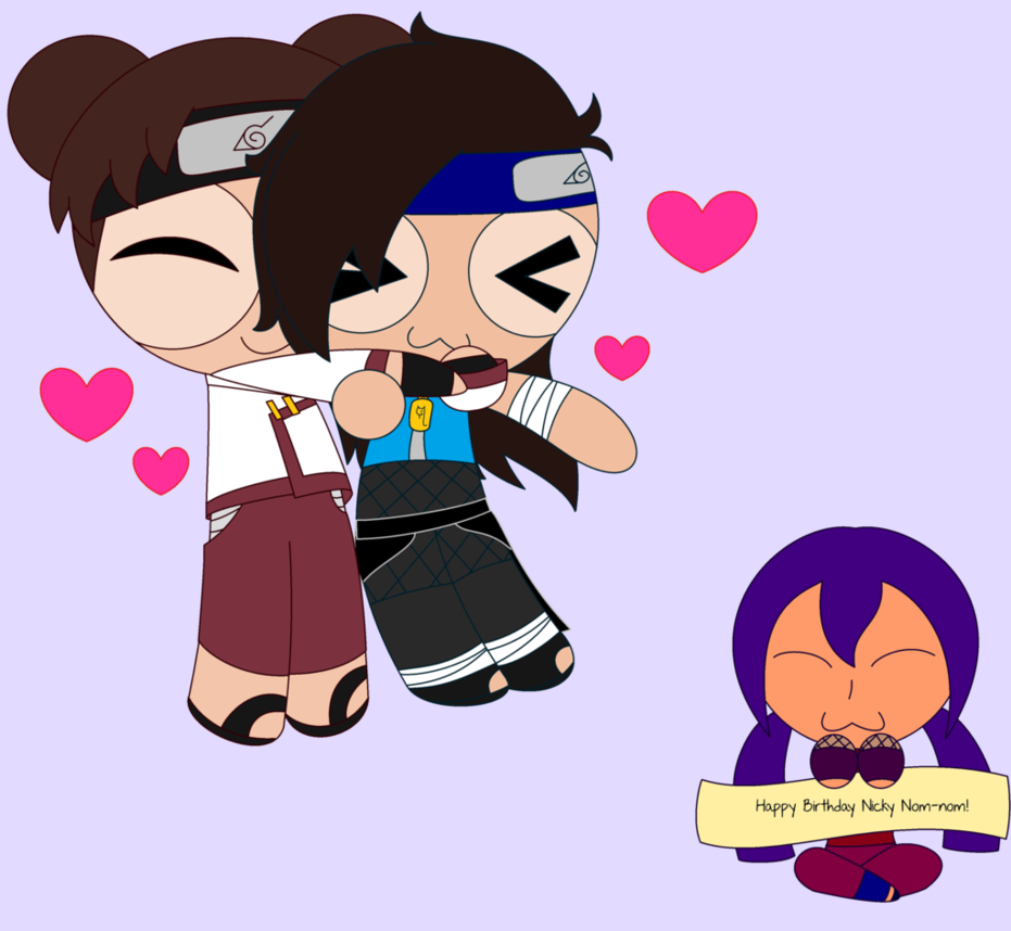 Happy Birthday Nickynom-nom By Baliya - Cartoon (931x858)