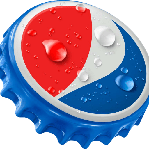 Cropped New Bottle Cap Logo Pepsi Clipped Rev 1 - Pepsi Cap Png (512x512)