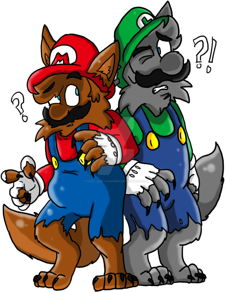 Mario And Luigi Pizza Clip Art - Smg4 Fan Art (793x1008)