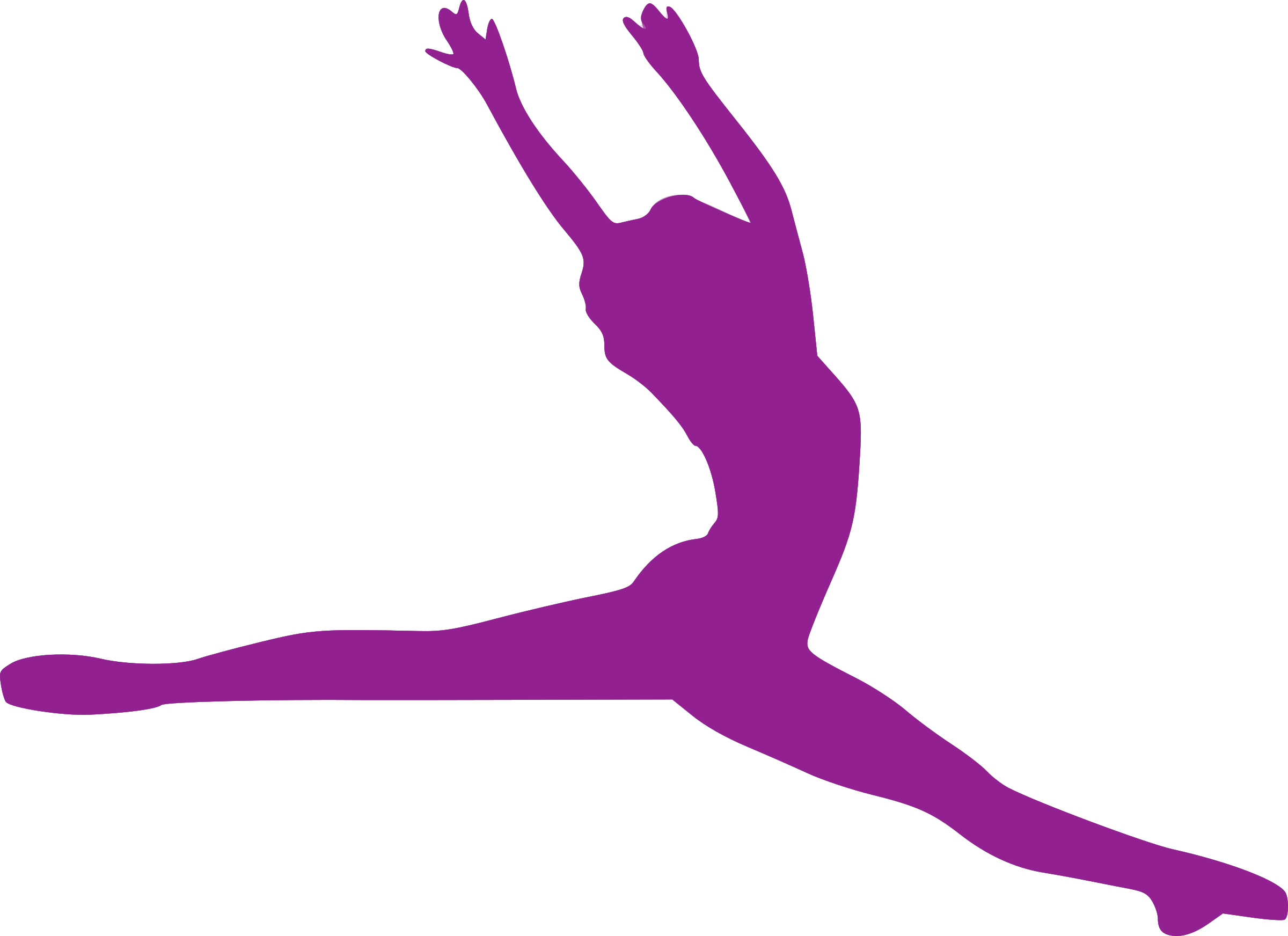 Silhouette Danse 20 - Portable Network Graphics (2400x1744)