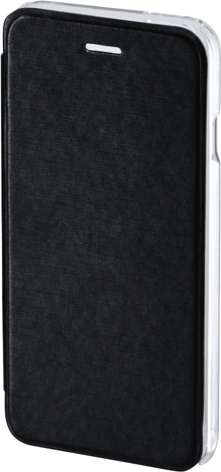 "clear" Booklet Case For Apple Iphone 6s Plus, Black - Smartphone (1100x1100)