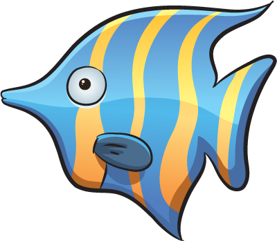 ค่ะ ถ้าเพื่อนๆ นำภาพไปลดขนาดให้เล็กลง - ม้าน้ำ แบบ การ์ตูน (400x349)