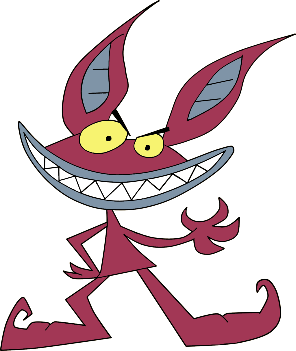 Very Cute Monster Ickis By Heinousflame Very Cute Monster - Real Monsters Cartoon Ickis (1024x1215)