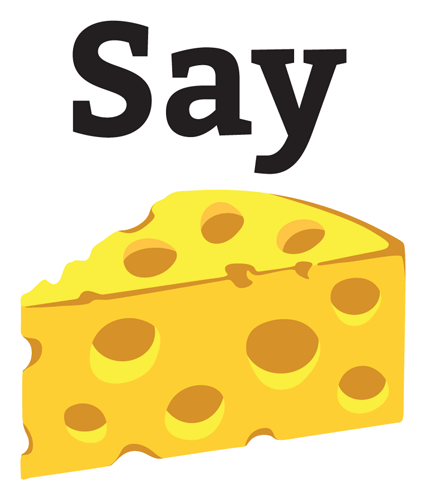 Say Cheese Sticker - Big Cheese Meaning (500x500)