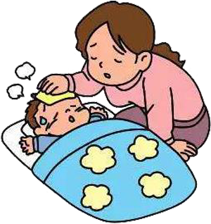 Physician Child Bachelor Of Medicine And Bachelor Of - Parents Taking Care Of Baby Clipart (582x481)