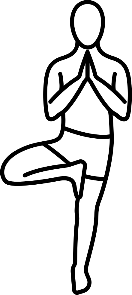 Man Standing On One Leg Comments - Yoga (440x981)