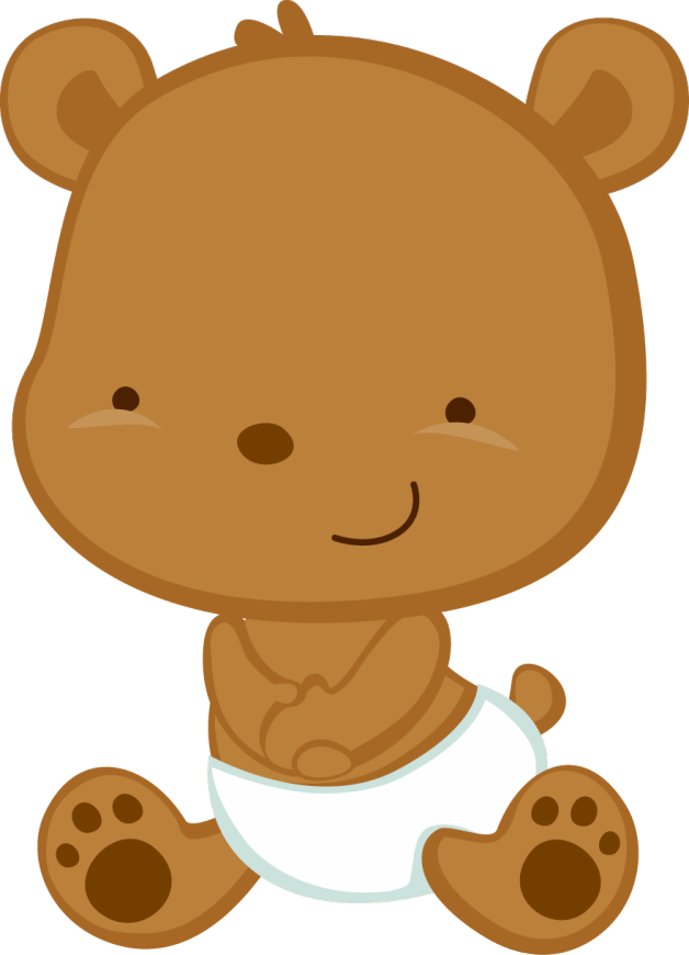 Explore Scrap, Baby Boy And More - Baby Bear In Diaper (628x870)