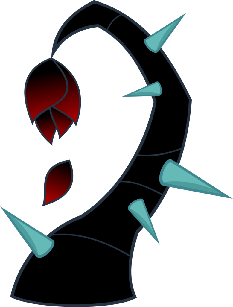 Nightmare Rose Petal By Zacatron94 - Mlp Nightmare Cutie Marks (779x1026)