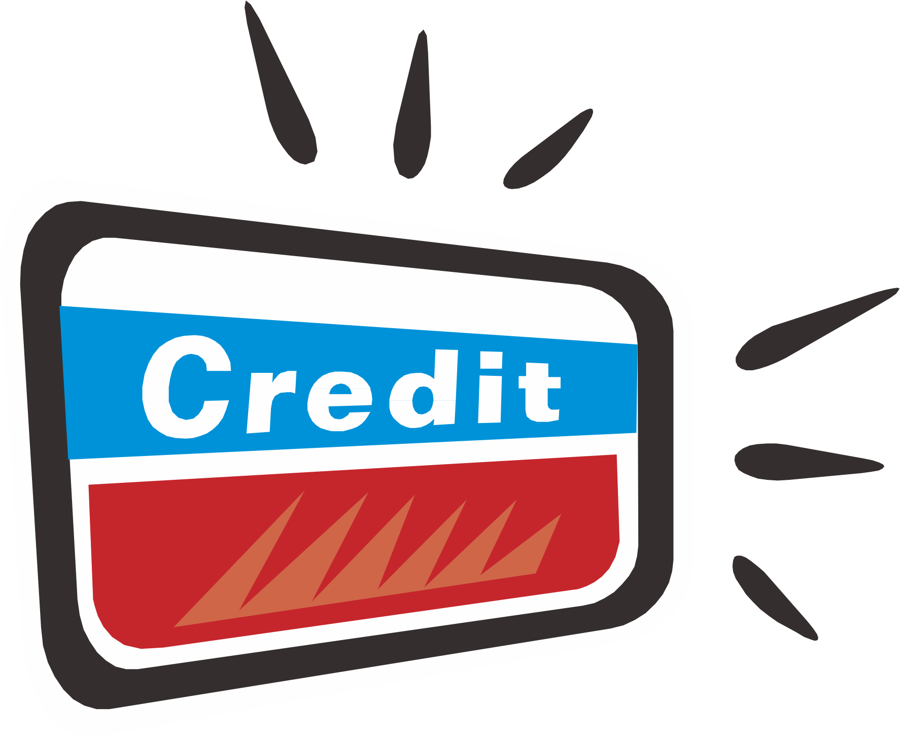 Tarjeta De Crédito, Historial De Crédito De Dinero - Credit Card Clip Art (1774x1455)