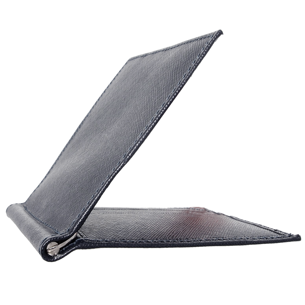 Saffiano Money Clip Blue - Money Clip (1024x1024)