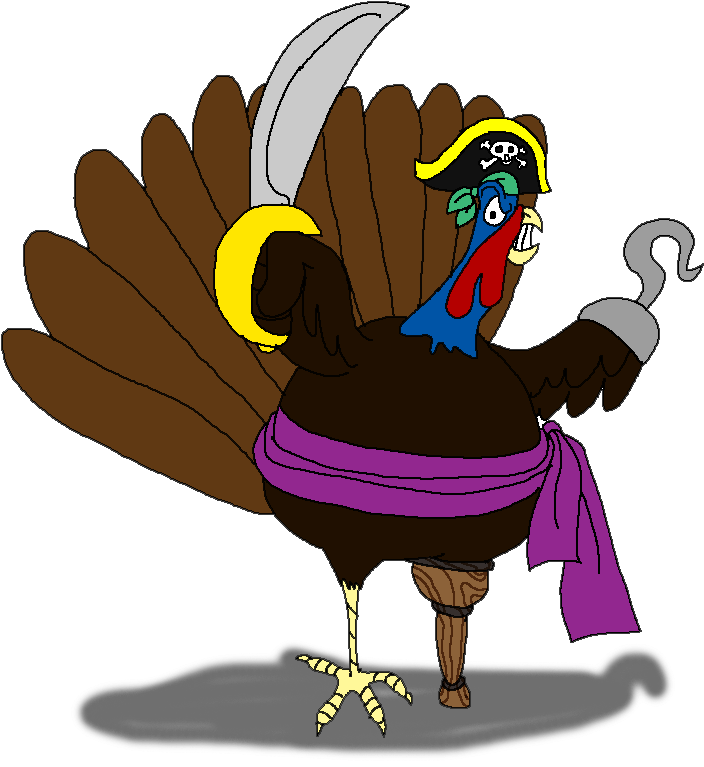 Turkey Pirate By Artist-srf - Pirate Turkey (1080x864)
