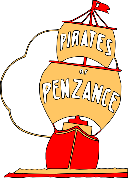 Pirates Ship Sailing Boat Clip Art - Pirate (432x597)