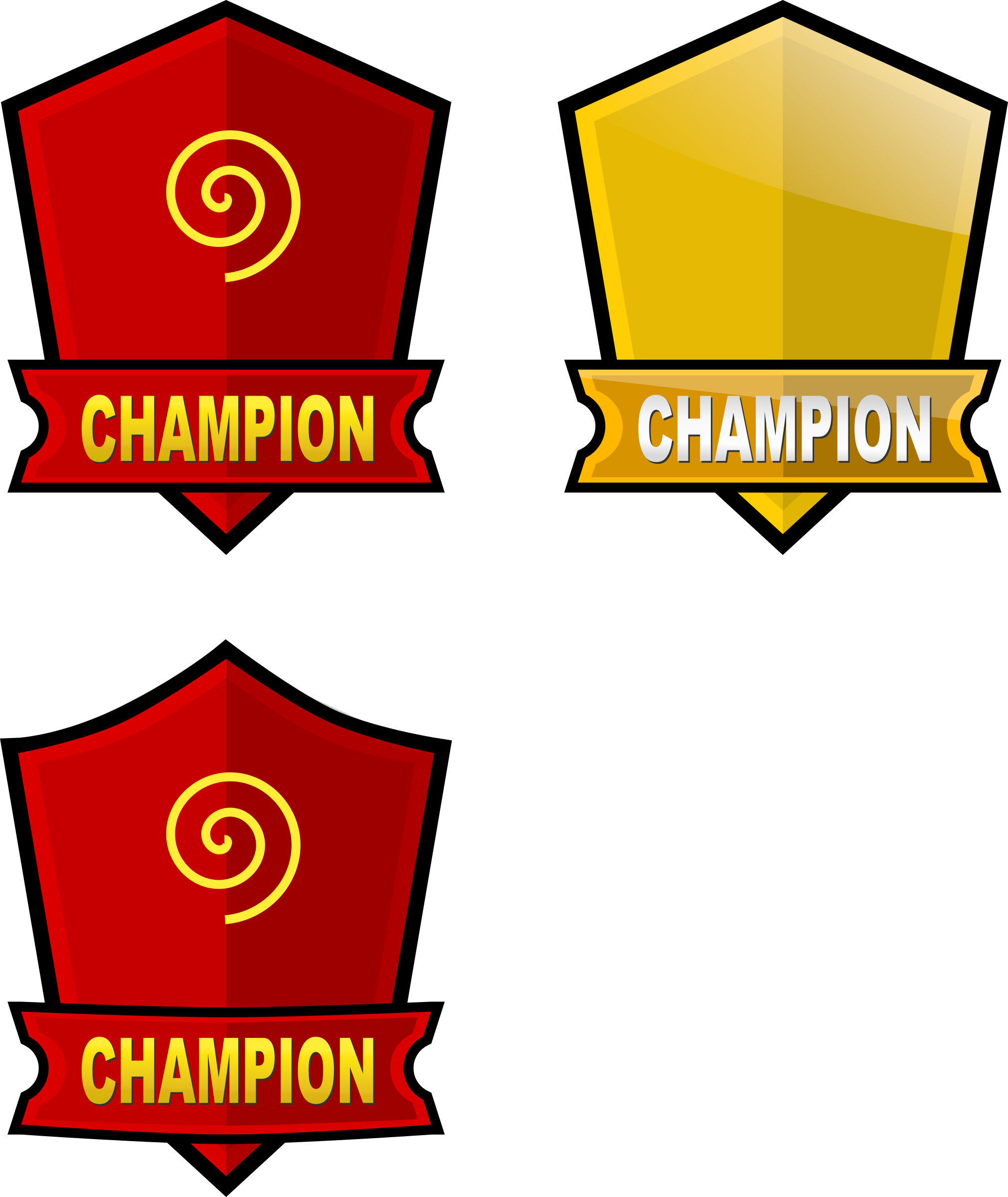 Big Image - Champion Clip Art (2022x2400)