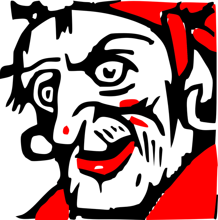 Cartoon Pirate Cliparts 20, Buy Clip Art - Scary Face (715x720)