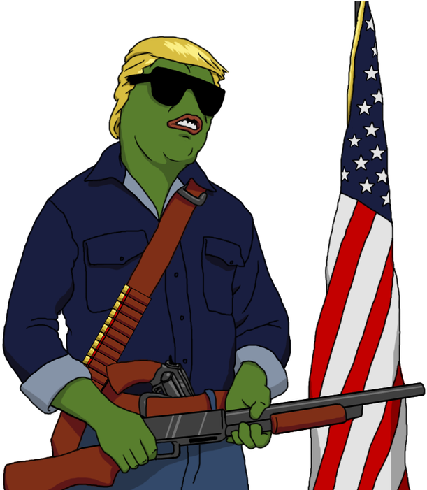 A Big Salute To All You Proud Florida Pedes Who Shot - Pepe The Frog Trump Meme (700x700)