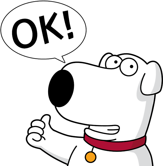 Brian Stewie Peter - Family Guy Brian Transparent (547x547)