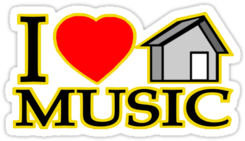House Music Clipart - House Music Logo Png (375x360)