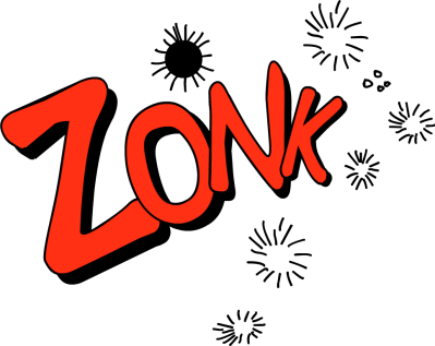Best Cool Facebook Cover Pics Zonk Text Free Clip Arts - Zonk With Transparent Background (399x317)
