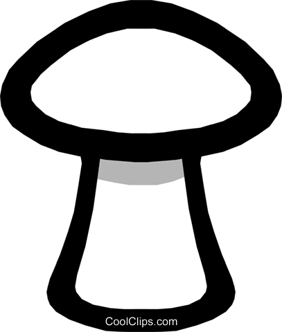 Mushroom Symbol Royalty Free Vector Clip Art Illustration - Mushroom Symbol (407x480)