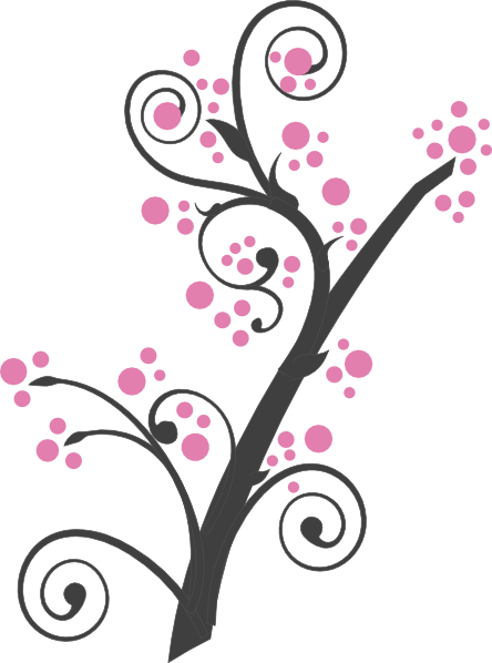 How To Set Use Grey Tree Branch Svg Vector - Cherry Blossom Png Clipart (444x598)