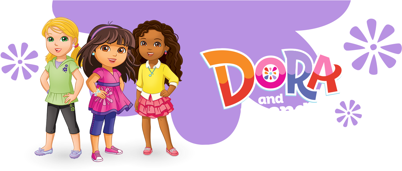 Dora And Friends Preschool Games On Nick Jr - Roommates Dora And Friends Peel And Stick Giant Wall (1536x680)