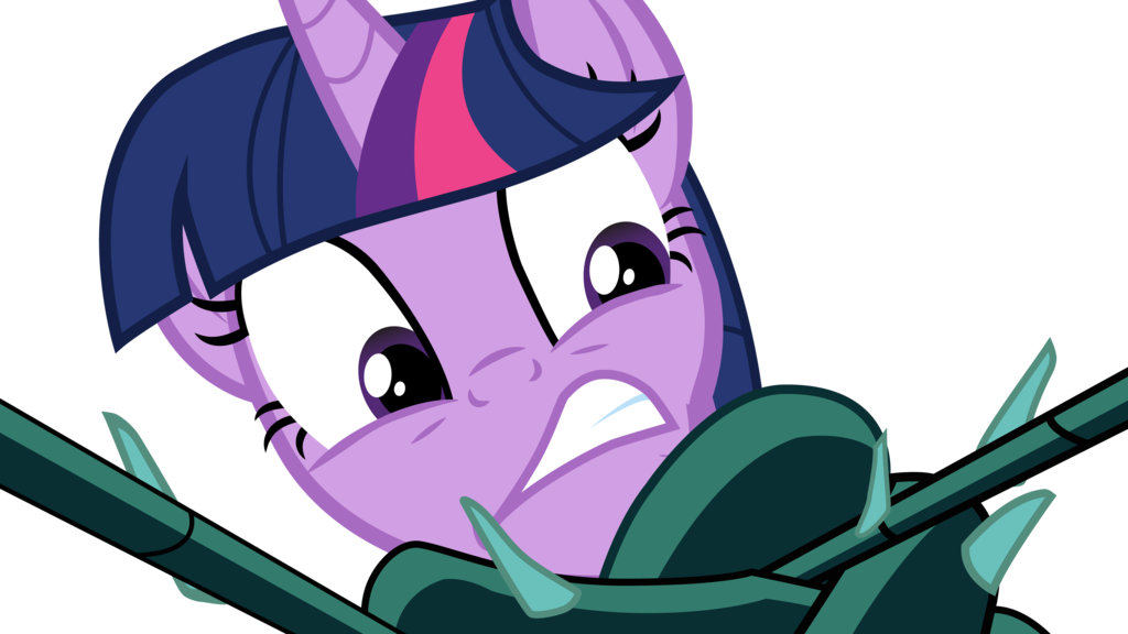 Twilight Caught In Vines Close Up By Kwark85 - Mlp Vines (1024x576)