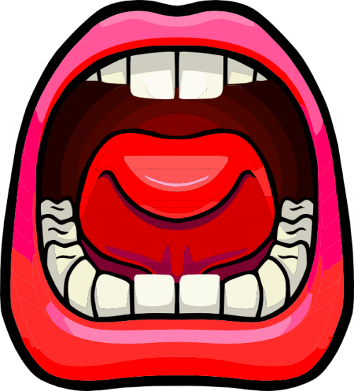 It Was Their Father's Birthday - Thought Bubble With Lips Clipart (500x552)